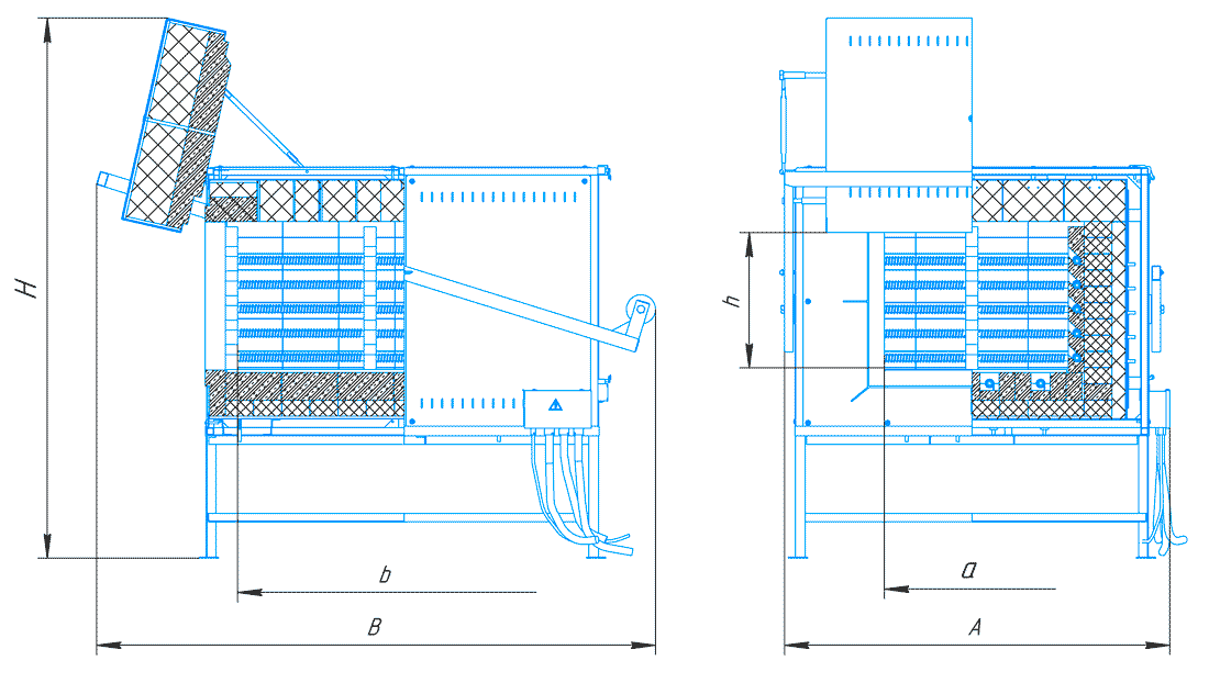 CHO furnace drawing